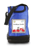 Insulated Lunch Sack with velcro or zippered top closure.